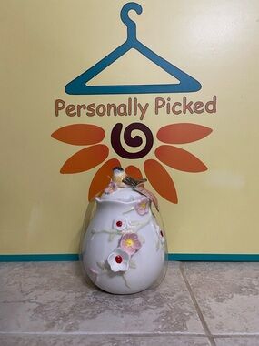 Corner Ruby Botanical Collection Small Canister